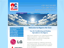 Tablet Screenshot of airconalgarve.com